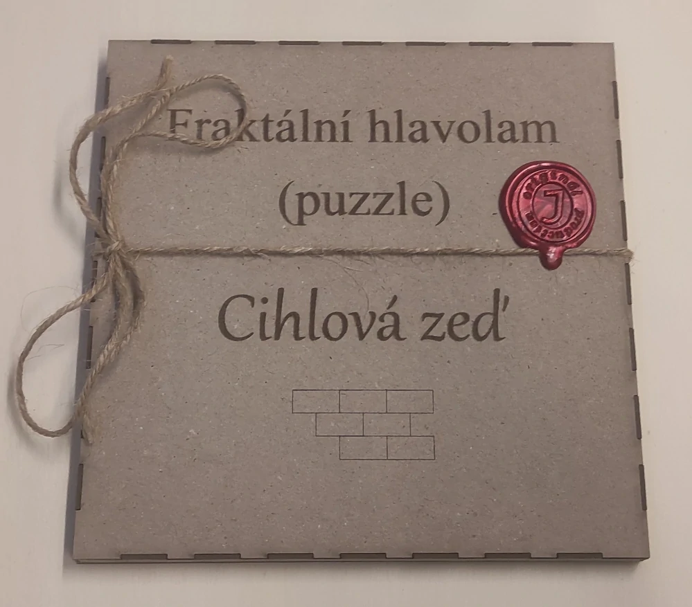 Fraktální puzzle Cihlová zeď