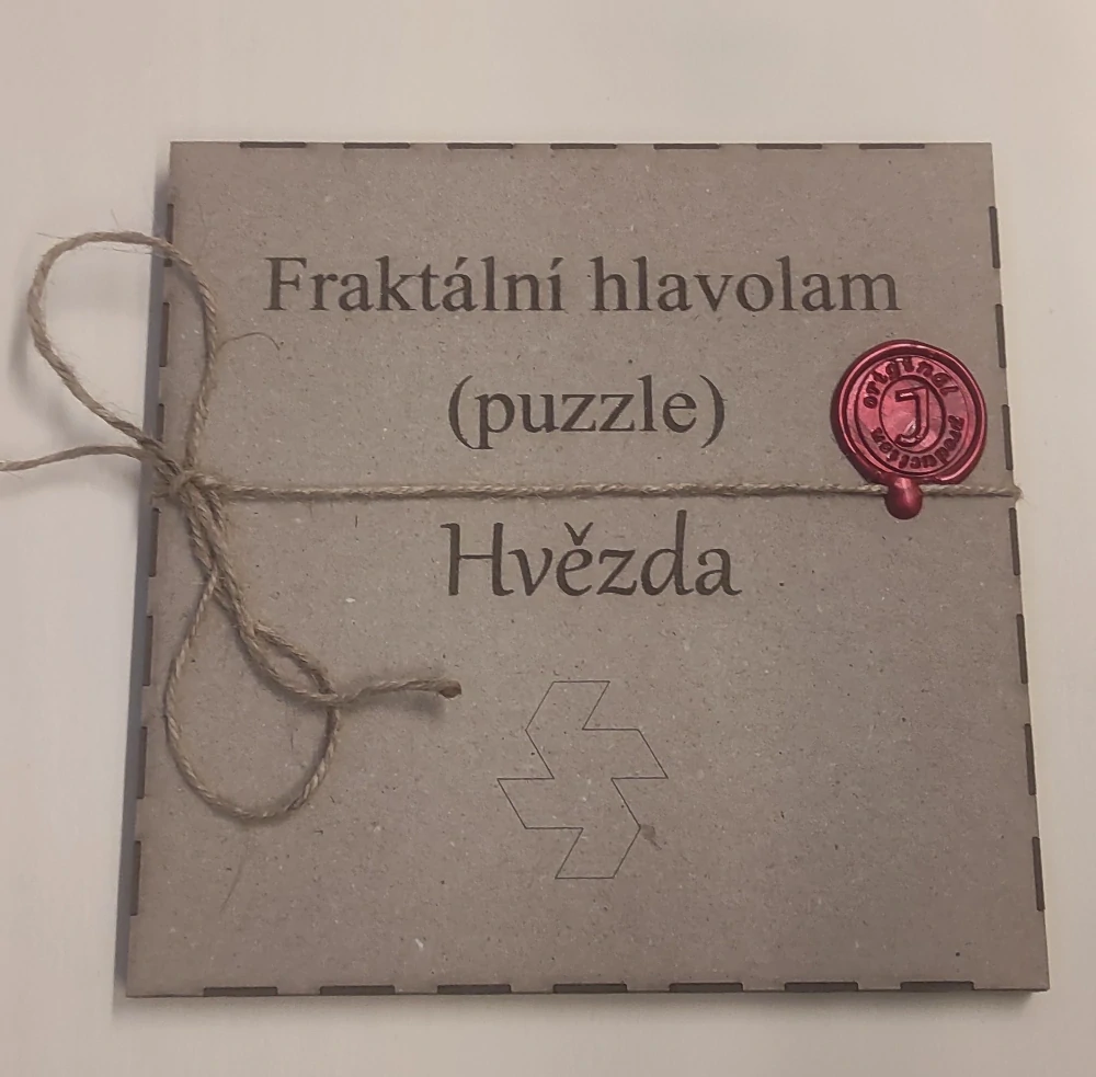 Fraktální puzzle Hvězda