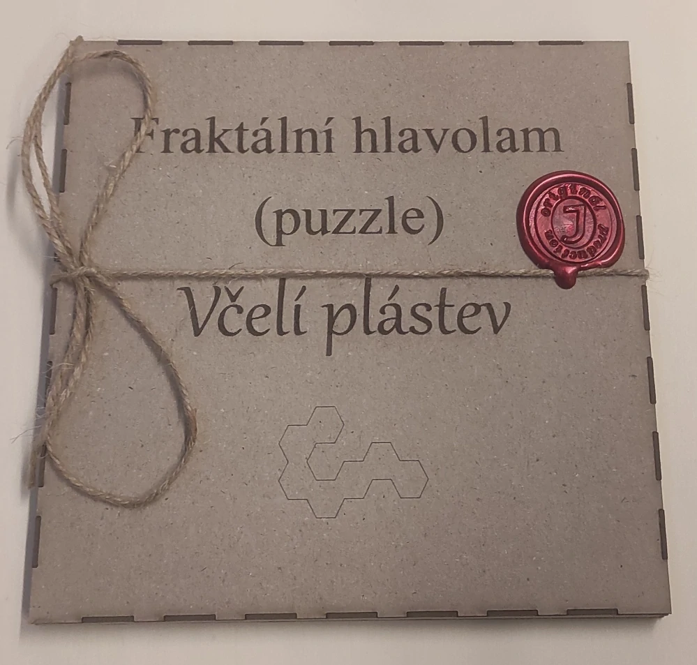 Fraktální puzzle Včelí plástev