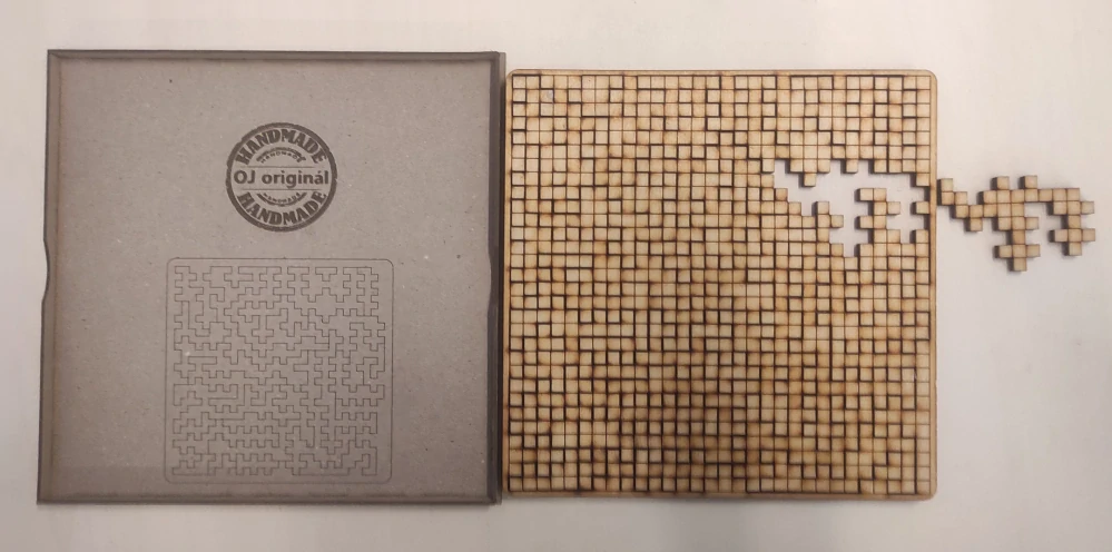Fraktální puzzle Čtverce