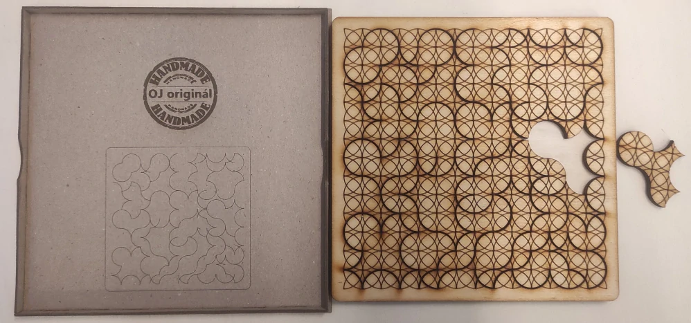 Fraktální puzzle Kruhy