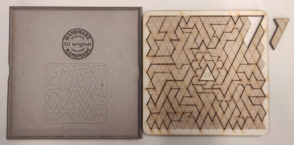 Fraktální puzzle Pyramidy