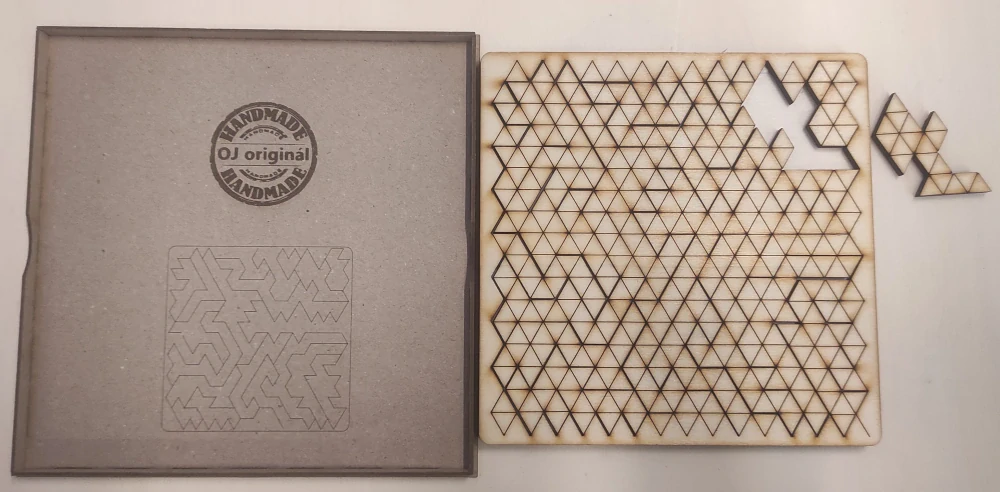 Fraktální puzzle Trojúhelníky