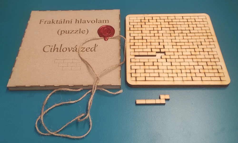 Fraktální puzzle Cihlová zeď