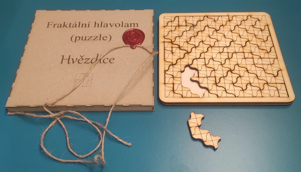 Fraktální puzzle Hvězdice