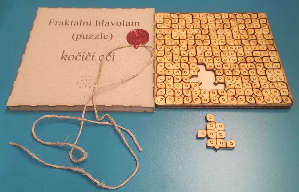 Fraktální puzzle Kočičí oči