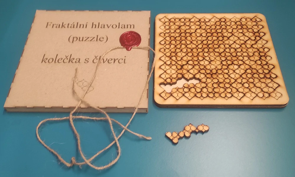 Fraktální puzzle Kolečka s čtverci