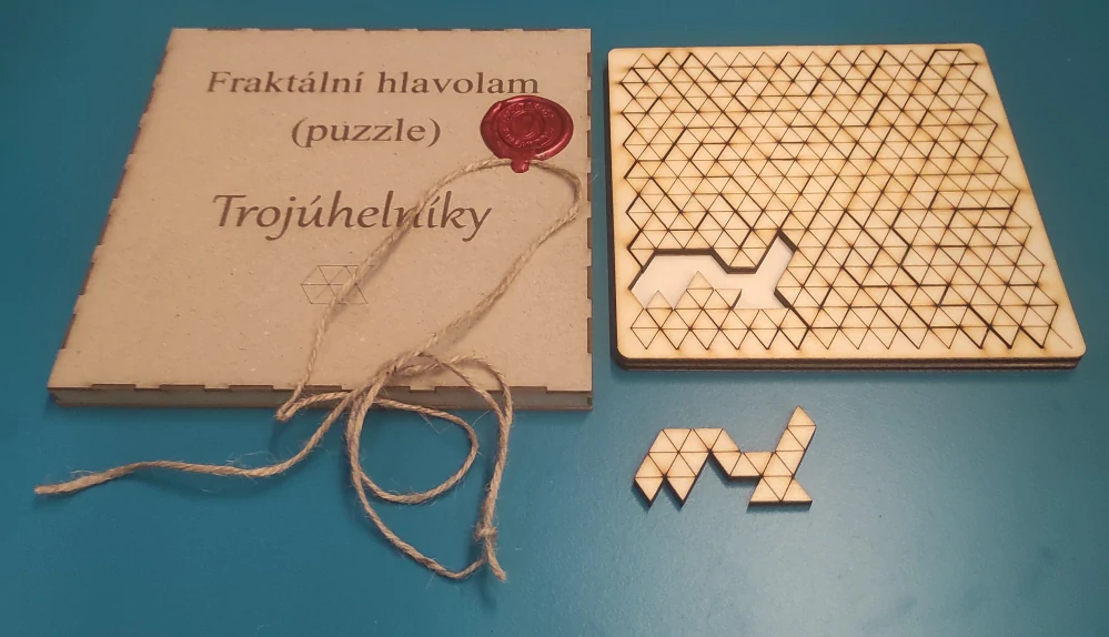 Fraktální puzzle Trojúhelníky