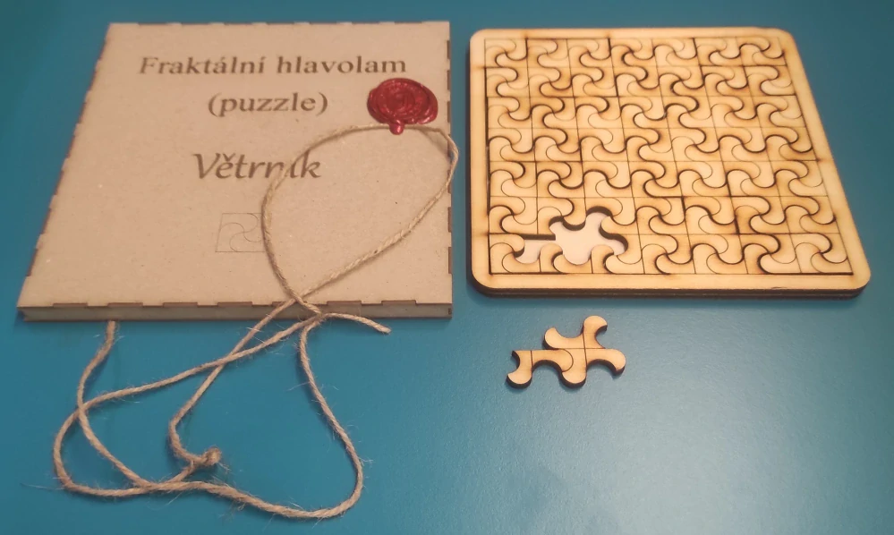 Fraktální puzzle Větrník