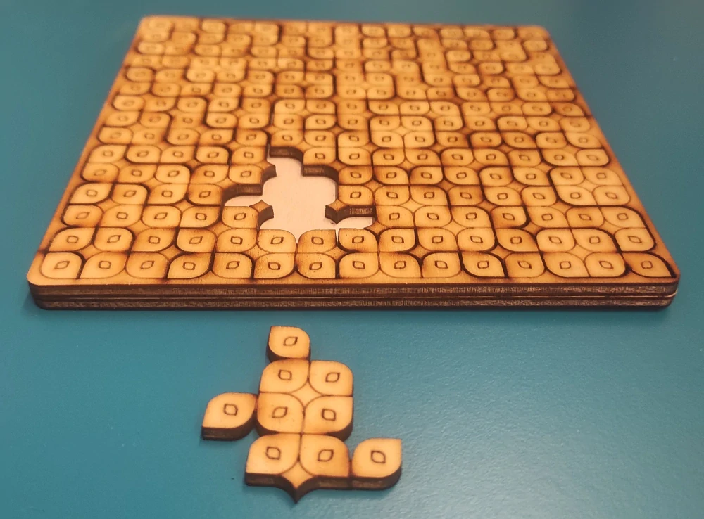 Fraktální puzzle Kočičí oči