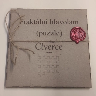Fraktální puzzle Čtverce