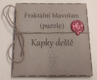 Fraktální puzzle Kapky deště