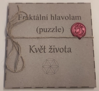 Fraktální puzzle Květ života